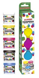 TEMPERA ALPINO  40 ml ESTUCHE 5
