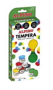 TEMPERA ALPINO  40 ml ESTUCHE 7
