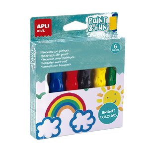TEMPERA APLI en TUBO 14ml.COL.BRILLANTES