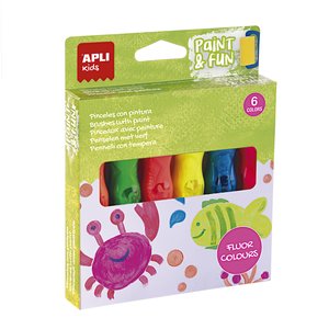 TEMPERA APLI en TUBO 14ml.COL.NEON E/6