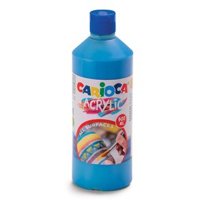 TEMPERA CARIOCA ACR.LIQ.500ml AZUL