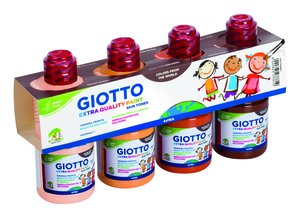 TEMPERA GIOTTO LIQ. SKIN SURTIDO 4x250 m