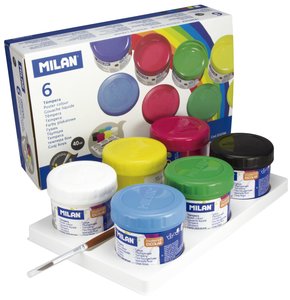 TEMPERA MILAN 40 ml ESTUCHE 6