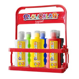 TEMPERA PLAYCOLOR LIQ. 500 ml BASKET 6