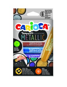 TEMPERA CARIOCA TEMPERELLO METALLIC C/6