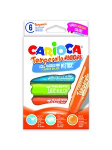 TEMPERA CARIOCA TEMPERELLO NEON C/6