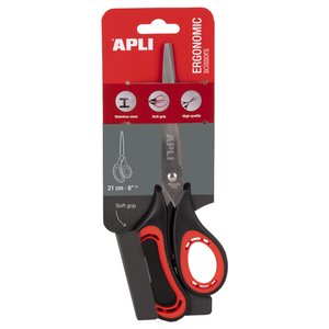 TIJERAS APLI  21cm. ERGONOMICA