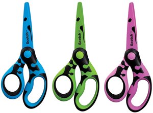 TIJERAS ESCOLAR SCOTCH JUVENIL SURTIDO