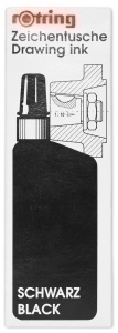 TINTA CHINA ROTRING 23 ml. NEGRO