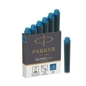 TINTA ESTILOG.PARKER 6 CORTO CART.AZUL