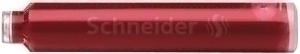 TINTA ESTILOG.SCHNEIDER CAJA 6 CART.ROJO