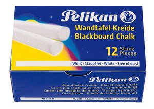TIZAS BLANCAS PELIKAN ESTUCHE DE 12