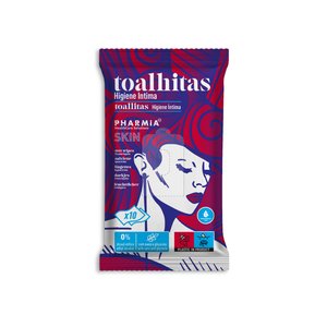 TOALLITA PHARMIA SKIN INTIMA P/10