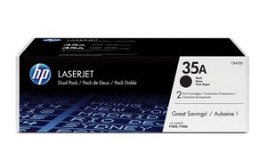TONER HP Nº35A CB435AD NEGRO PACK 2 UD.