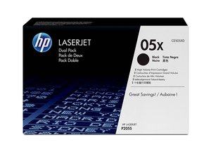 TONER HP Nº05X CE505XD NEGRO PACK 2 UD.