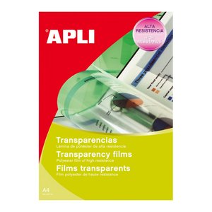 TRANSPARENCIAS LASER DIN-A4 100H