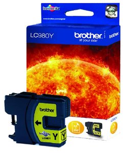 CART.IJ. BROTHER LC 980Y AMARILLO
