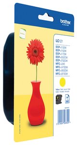 CART.IJ. BROTHER LC-121YBP AMARILLO