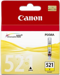 CART.IJ.CANON CLI-521Y AMARILLO