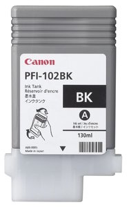 CONS.PLOTTER CANON PFI102BK DEP.T.NEGRA