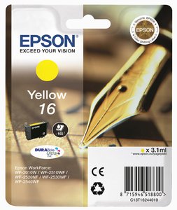 CART.IJ.EPSON T162440 Nº16 AMARILLO