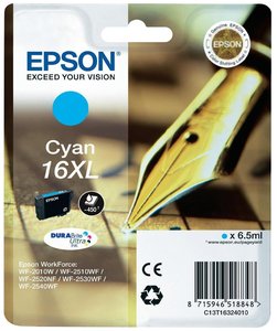 CART.IJ.EPSON T163240 Nº16XL CIAN