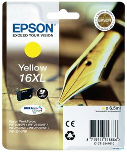 CART.IJ.EPSON T163440 Nº16XL AMARILLO