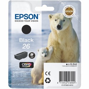 CART.IJ.EPSON T260140 XP-760 NEGRO