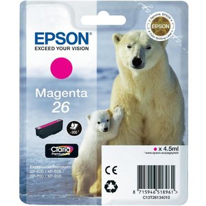 CART.IJ.EPSON T261340 Nº26 MAGENTA