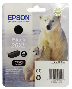 CART.IJ.EPSON T262140 26XL NEGRO