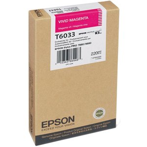 CART.IJ.EPSON T603300 MAGENTA VIVIDO
