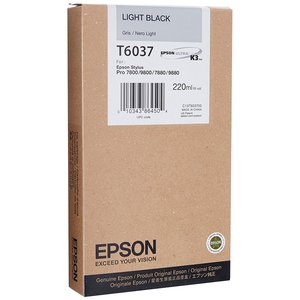 CART.IJ.EPSON T603700 NEGRO CLARO