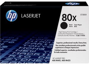 TONER HP Nº80A CF280X LJ PRO M 401 NEGRO