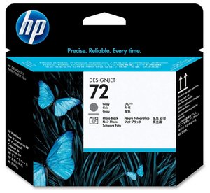 CABEZAL HP C9380A Nº72 GRIS Y NEGRO FOTO
