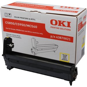 TAMBOR OKI C5850 AMARIL C11 (20.000 pág)