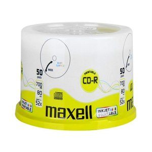 CD-ROM MAXELL 700 MB 80 min. 52x T/50