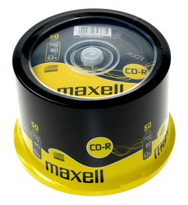 CD-ROM MAXELL 700 MB 80 min. 52x T/50