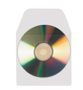 FUNDA CD/DVD 3L 127x127 ADH. BOLSA 10