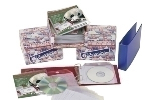 FUNDA CD/DVD IBERP. 125x125 SOL. T P/10