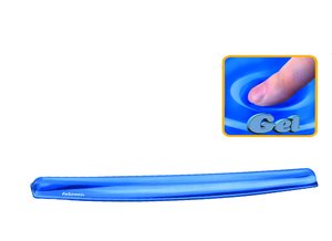 REPOSAMUÑECAS FELLOWES TECLADO GEL AZUL