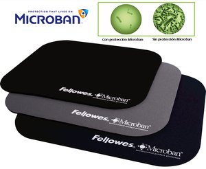 ALFOM.RATON FELLOWES MICROBAN NEGRO