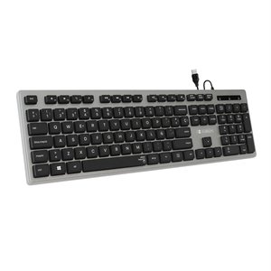 TECLADO SUBBLIM WIRED ERGO HQ USB GRIS