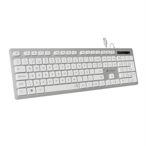 TECLADO SUBBLIM WIRED ERGO HQ USB PLATA