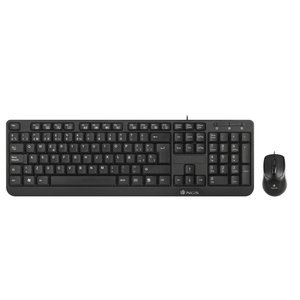 TECLADO Y RATON NGS COCOA NEGRO