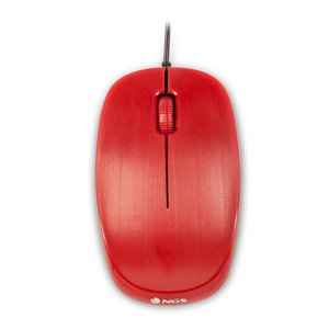 RATON NGS FLAME OPTICO USB ROJO