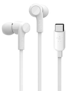 AURICULARES BELKIN BOTON USB-C BLANCO