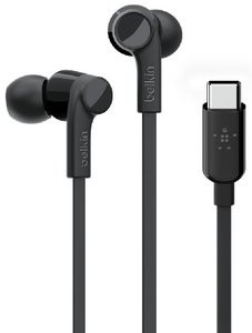 AURICULARES BELKIN BOTON USB-C NEGRO