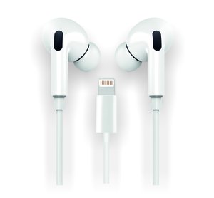 AURICULARES TECHONE BOTON LIGHTNING BLAN