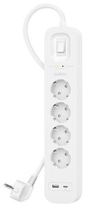 ENCHUFE PROTECTOR BELKIN 4 SAL.(REGLETA)