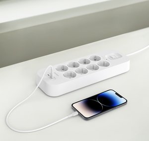 ENCHUFE PROTECTOR BELKIN 8 SAL.(REGLETA)